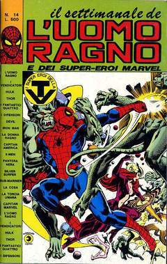 UOMO RAGNO SETTIMANALE 14-CORNO- nuvolosofumetti.