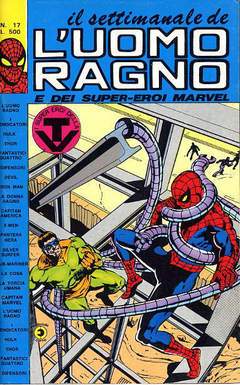 UOMO RAGNO SETTIMANALE 17-CORNO- nuvolosofumetti.
