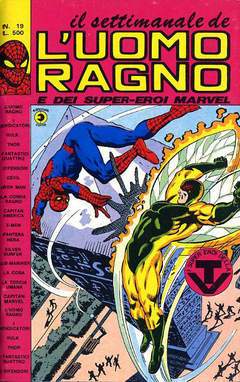 UOMO RAGNO SETTIMANALE 19-CORNO- nuvolosofumetti.