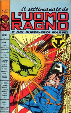 UOMO RAGNO SETTIMANALE 27-CORNO- nuvolosofumetti.