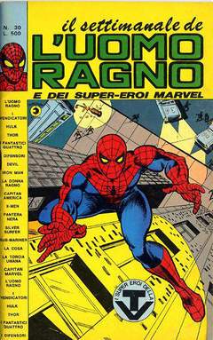 UOMO RAGNO SETTIMANALE 30-CORNO- nuvolosofumetti.