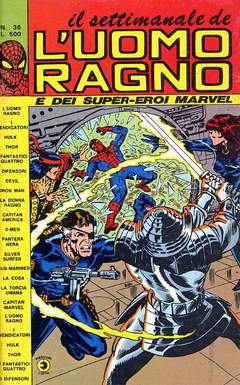 UOMO RAGNO SETTIMANALE 36-CORNO- nuvolosofumetti.