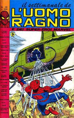 UOMO RAGNO SETTIMANALE 38-CORNO- nuvolosofumetti.