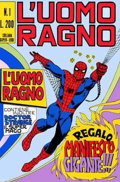 UOMO RAGNO PRIMA SERIE 1-CORNO- nuvolosofumetti.