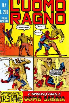 UOMO RAGNO PRIMA SERIE 4-CORNO- nuvolosofumetti.