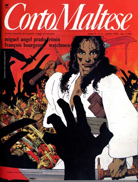 CORTO MALTESE 1990 4-Rizzoli- nuvolosofumetti.