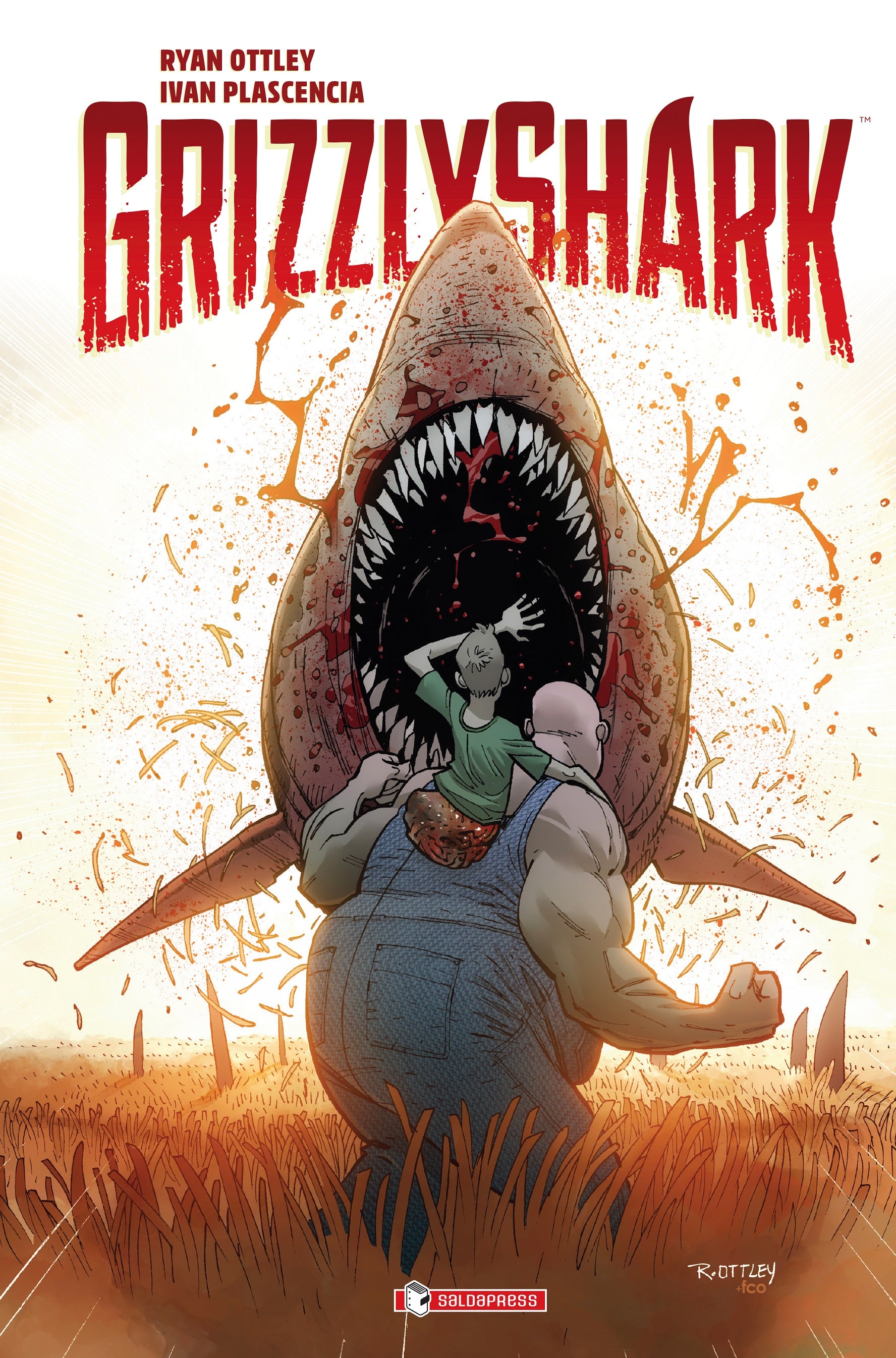 Grizzly Shark Edizione cartonata numerata e autografata dall'Autore-SALDAPRESS- nuvolosofumetti.