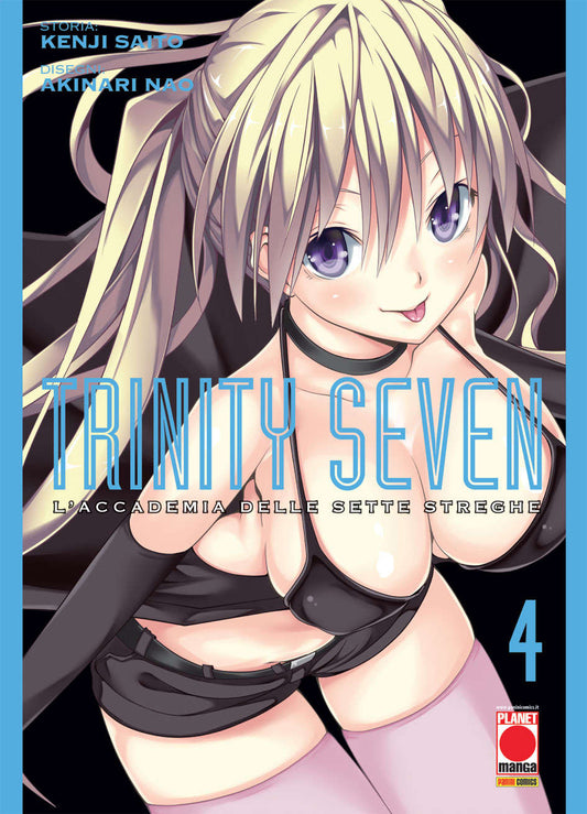 TRINITY SEVEN l'accademia delle sette streghe 4, PANINI COMICS, nuvolosofumetti,