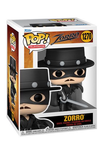 Zorro # 1270Anniversary pop! TV 9 cm
Figure POP! Zorro