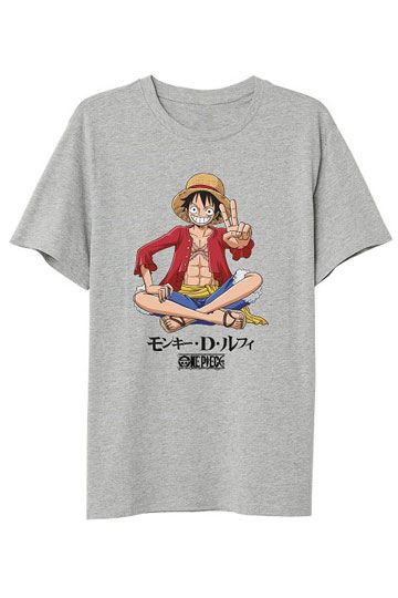 One Piece T-Shirt Luffy Sitting