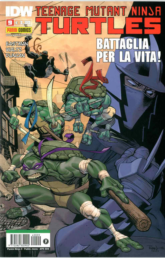 Teenage mutant Ninja Turtles 9-PANINI COMICS- nuvolosofumetti.