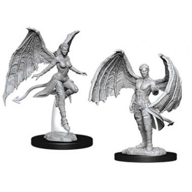 D&D Nolzur’s Marvelous Miniatures: Succubus & Incubus, WIZKIDS/NECA, nuvolosofumetti,