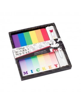 DISNEY NOTEBOOK WITH PEN MICKEY RAINBOW, FUNKO, nuvolosofumetti,