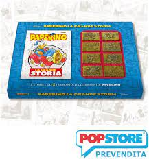 la grande storia di Paperino LA COLLEZIONE DEI francobolli in metallo