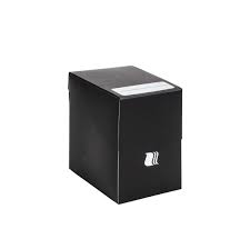 Deck Holder Plus dice try (80+) - black-Blackfire- nuvolosofumetti.