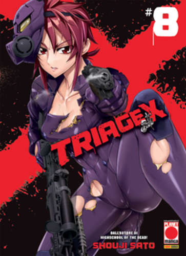 Triage X 8, PANINI COMICS, nuvolosofumetti,