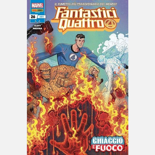 Fantastici quattro nuovo inizio 411, PANINI COMICS, nuvolosofumetti,