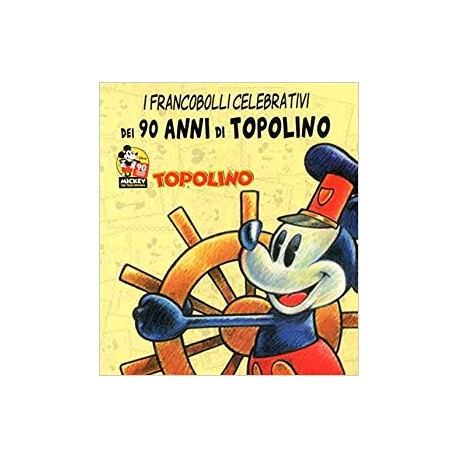 RACCOGLITORE VUOTO FRANCOBOLLI CELEBRATIVI 90 ANNI DI TOPOLINO