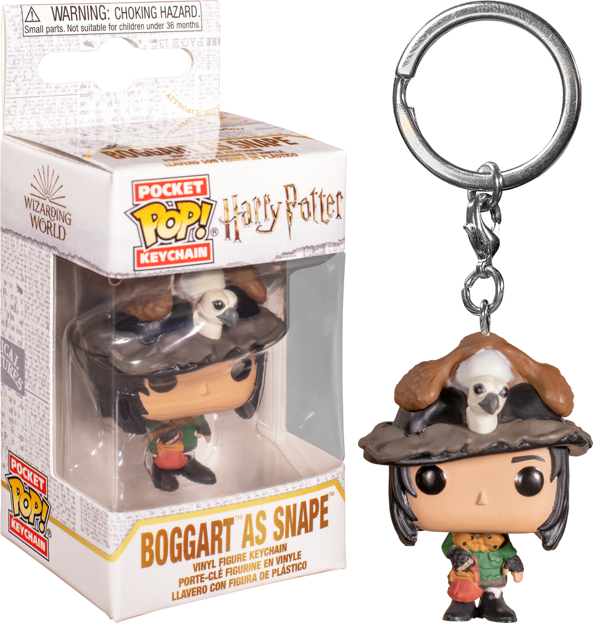Hary Potter Boggart as Snape Keychain, funko, nuvolosofumetti,