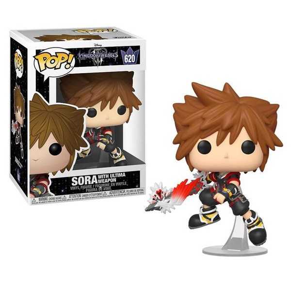 Kingdom Hearts Sora with ultima weapon POP 620, funko, nuvolosofumetti,