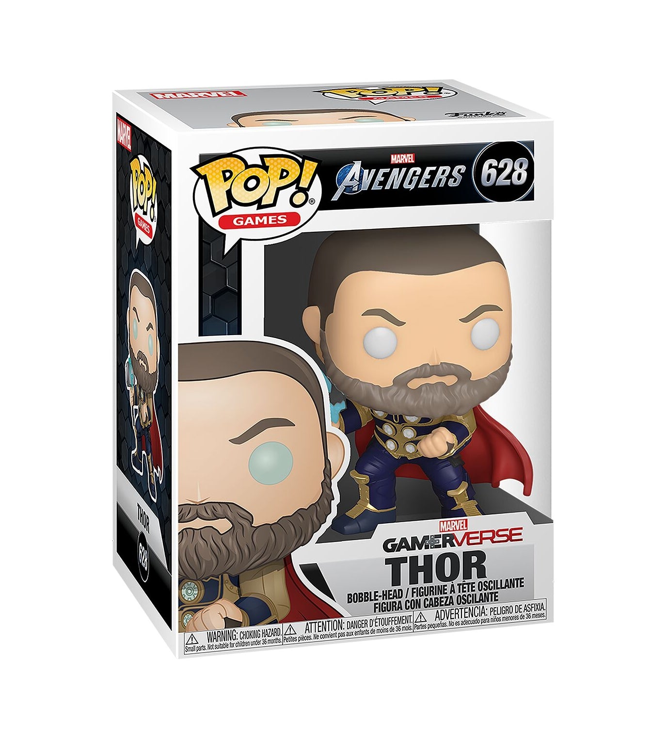 MARVEL AVENGERS (GAMERVERSE) - THOR VINYL FIGURE POP  628, funko, nuvolosofumetti,