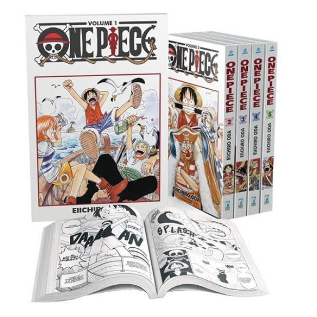 One Piece edizione Gazzetta dello sport  - sequenza dal n. 1 al n. 80