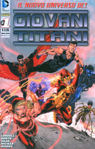 GIOVANI TITANI new 52 ristampa 1-LION- nuvolosofumetti.