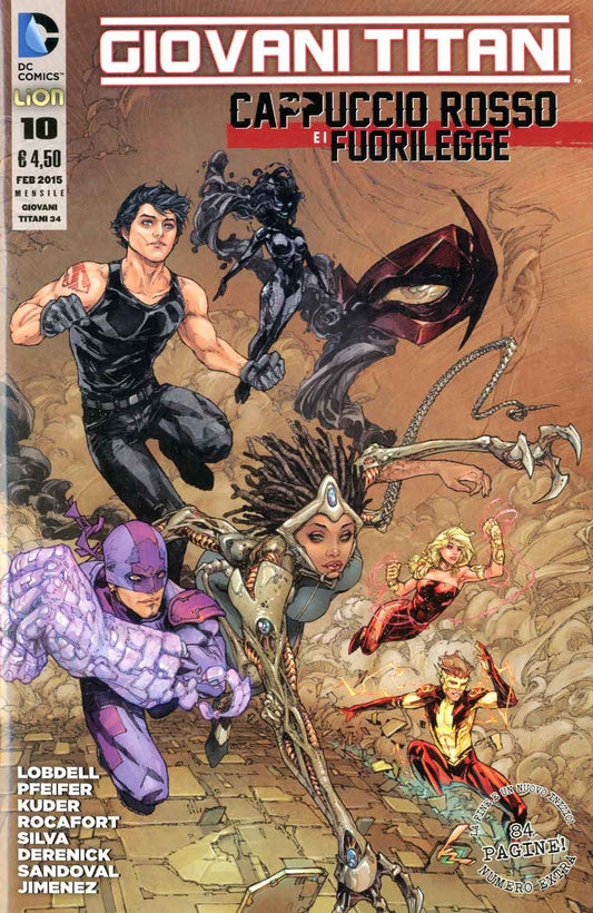 GIOVANI TITANI new 52 34-LION- nuvolosofumetti.