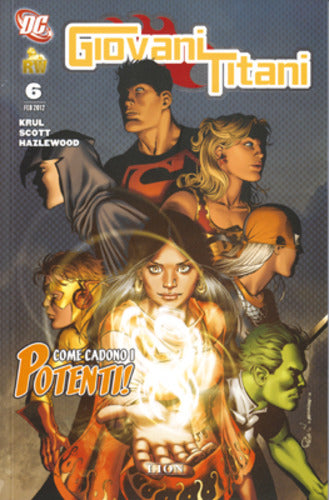 GIOVANI TITANI tp 6, LION, nuvolosofumetti,