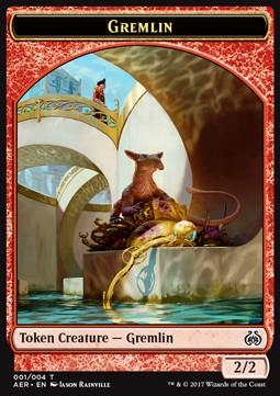 Gremlin token  Rivolta dell'etere 185-Wizard of the Coast- nuvolosofumetti.