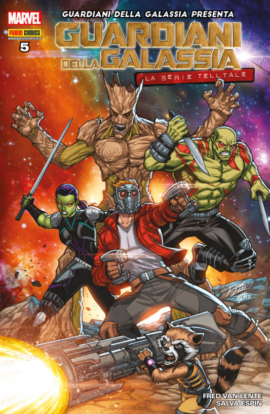 Guardiani della galassia PRESENTA 5-PANINI COMICS- nuvolosofumetti.