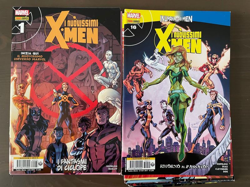 Nuovissimi x-men sequenza completa DAL NUMERO 1 AL NUMERO 16