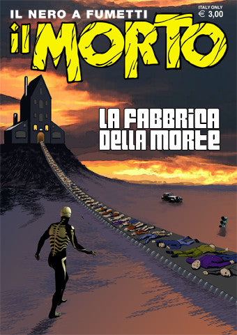 Il morto - il nero a fumetti 17-Menhir edizioni- nuvolosofumetti.