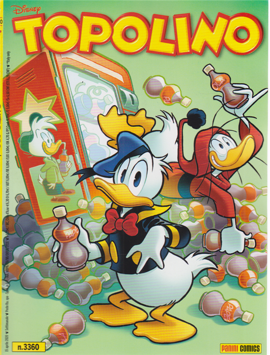 TOPOLINO settimanale 3360, PANINI DISNEY, nuvolosofumetti,