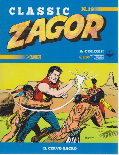Zagor classic 19, SERGIO BONELLI EDITORE, nuvolosofumetti,