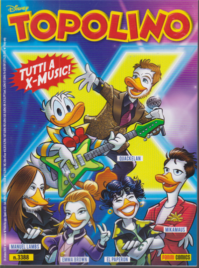Topolino settimanale 3388, PANINI DISNEY, nuvolosofumetti,