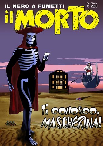 Il morto - il nero a fumetti 6-Menhir edizioni- nuvolosofumetti.