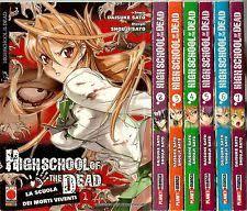 Highschool of the dead dal n. 1/7 edizioni Panini Comics-COMPLETE E SEQUENZE- nuvolosofumetti.