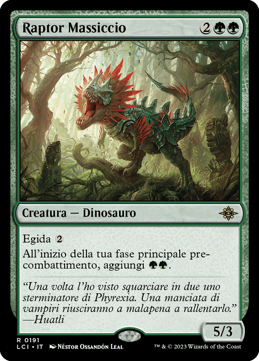 Le caverne perdute di Ixalan 191 RAPTOR MASSICCIO