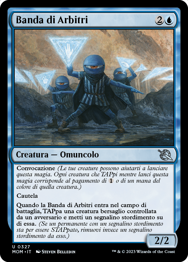 BANDA DI ARBITRI  Avanzata delle macchine 327