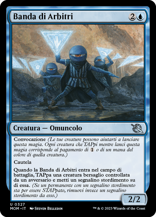 BANDA DI ARBITRI  Avanzata delle macchine 327