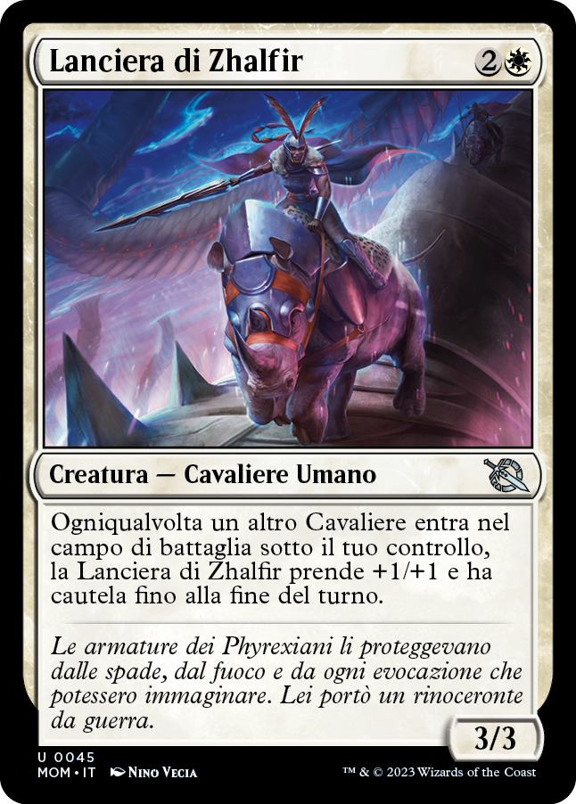 LANCIERA DI ZHALFIR  Avanzata delle macchine 45