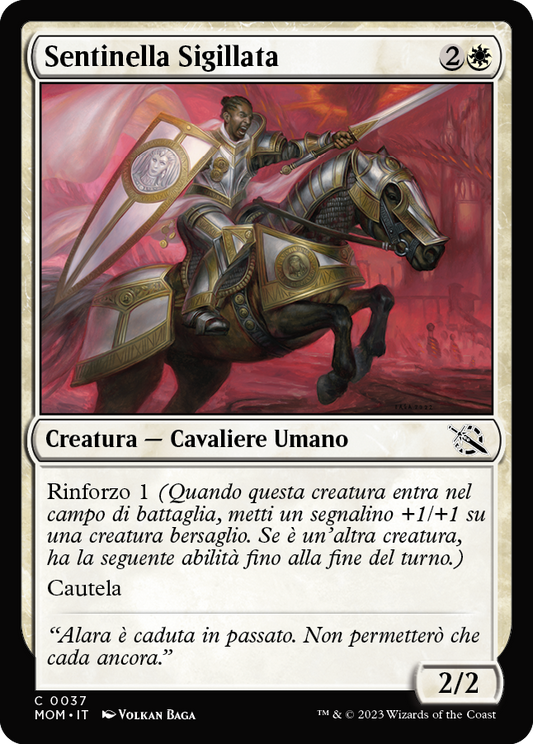 SENTINELLA SIGILLATA  Avanzata delle macchine 37