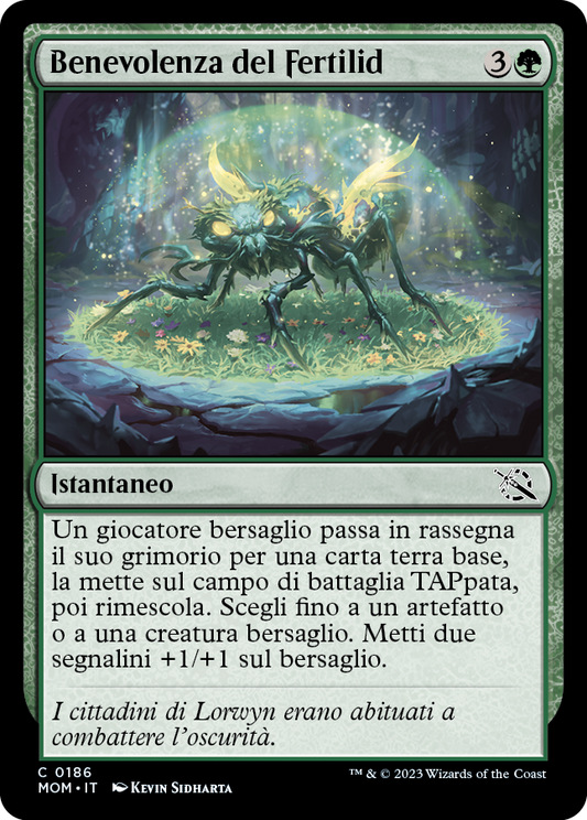 BENEVOLENZA DEL FERTILID  Avanzata delle macchine 186