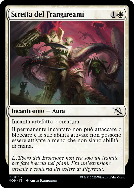 STRETTA DEL FRANGIREAMI  Avanzata delle macchine 33