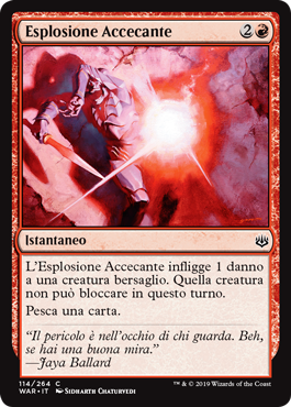 Esplosione Accecante  La Guerra della Scintilla 114-Wizard of the Cost- nuvolosofumetti.