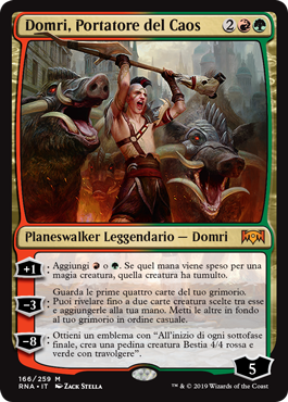 Domri, Portatore del Caos  Fedeltà di Ravnica 166