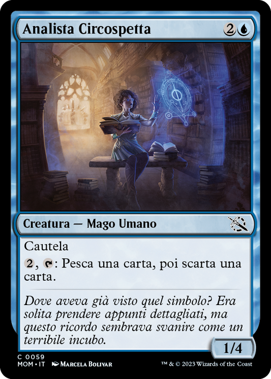 ANALISTA CIRCOSPETTA  Avanzata delle macchine 59