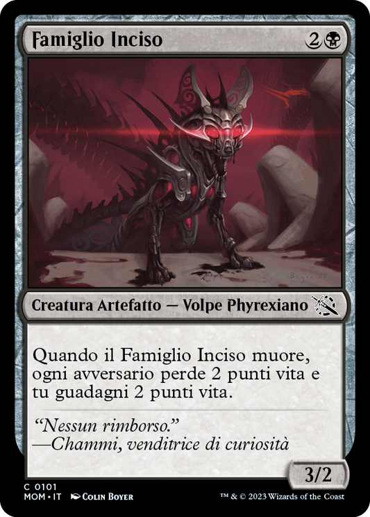 FAMIGLIO INCISO  Avanzata delle macchine 101