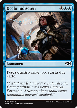 Occhi Indiscreti  Fedeltà di Ravnica 46-Wizard of the Coast- nuvolosofumetti.